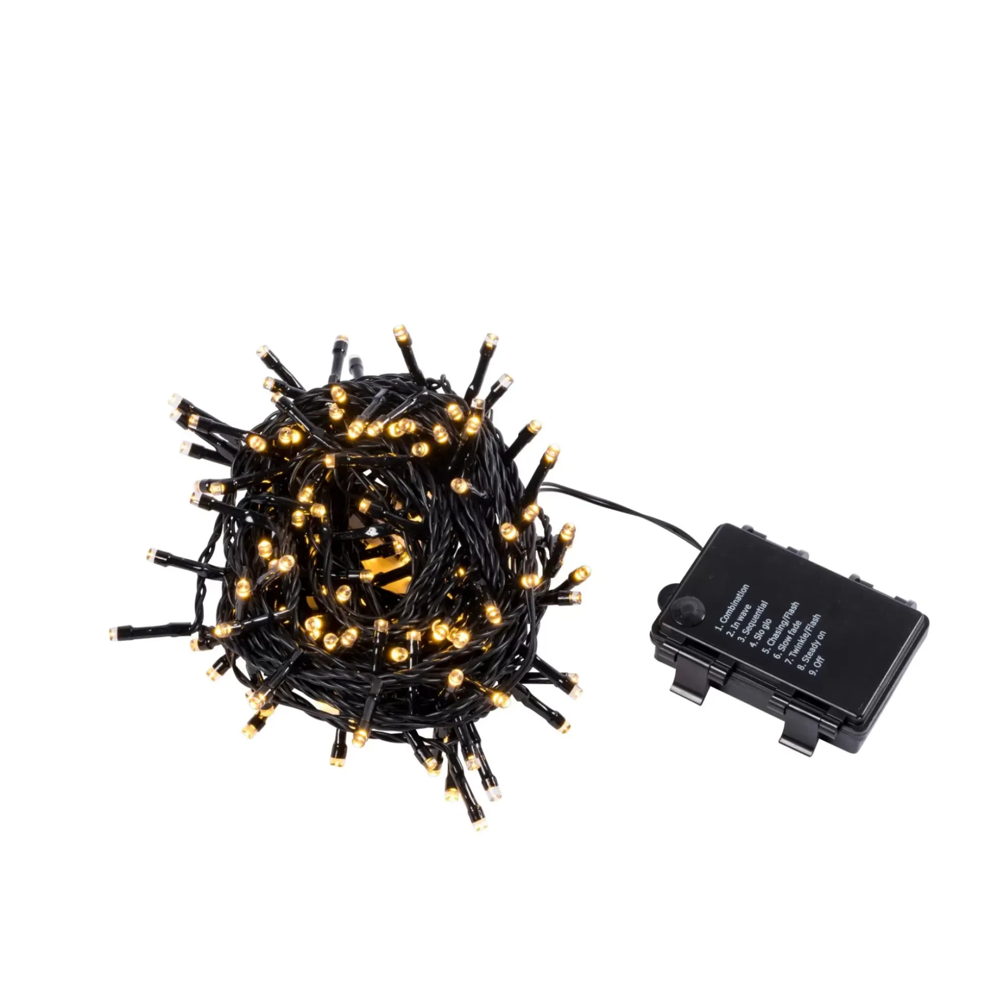 CASA Luz Guirnalda Negro Outlet