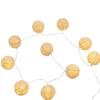 CASA Lynn Guirnalda Bola 10 Leds Beis Cheap