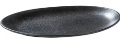 CASA Magma Plato Ovalado Negro Cheap