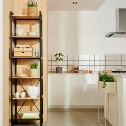 CASA Marcel Estanteria De Pared Negro Clearance