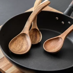 CASA Marcus Cuchara Juego De 3 Natural New