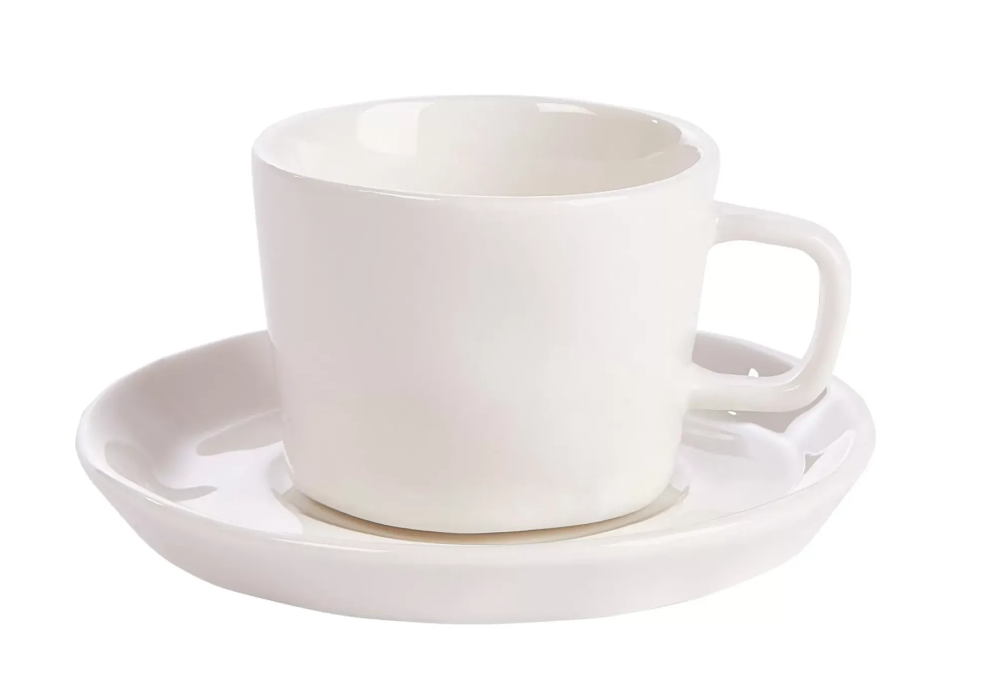 CASA Marea Tacita Taza Y Plato Blanco Cheap