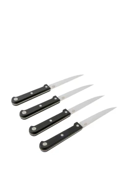 CASA Masterchef Juego De 4 Cuchillos Carne Negro Clearance