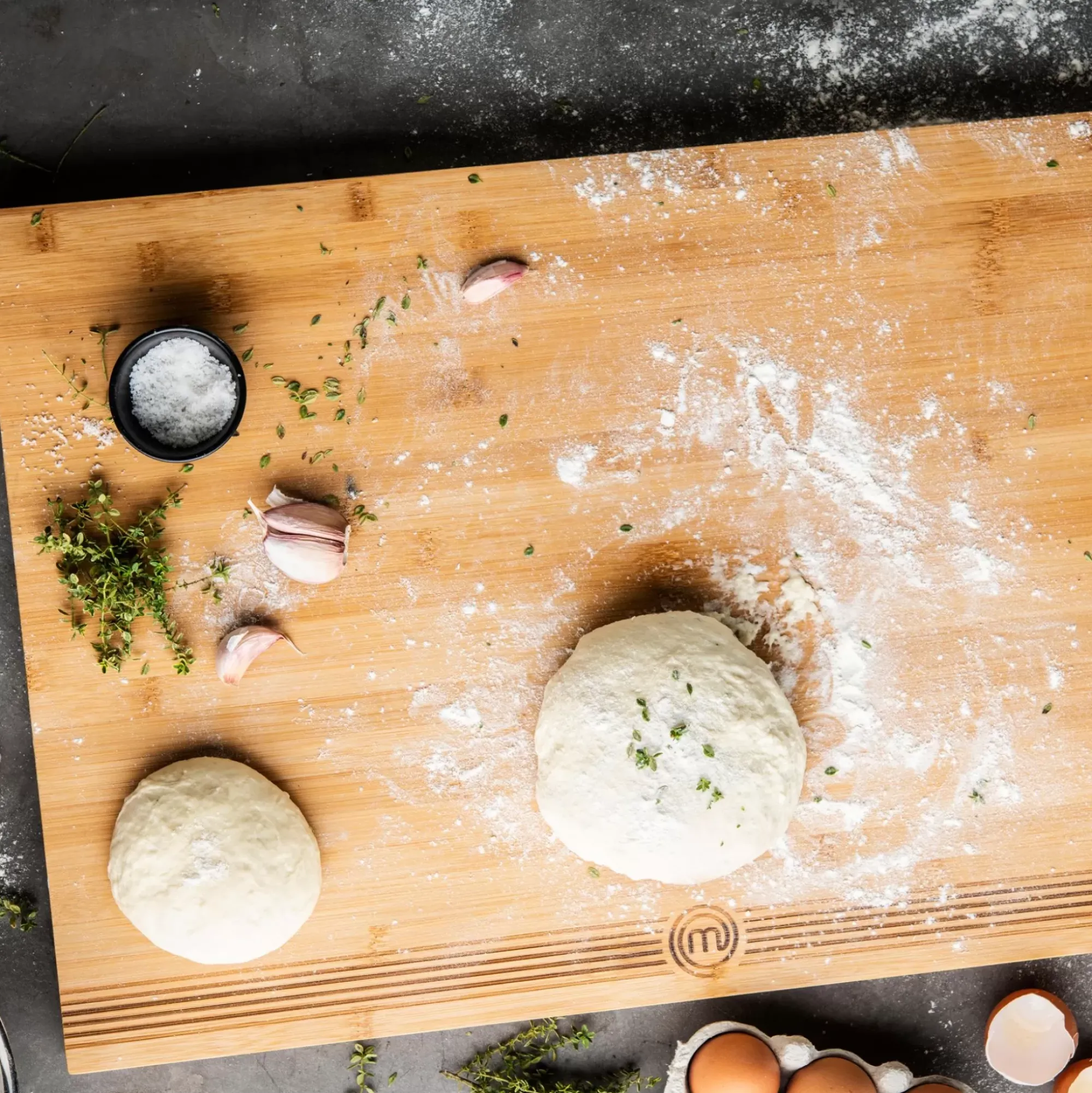 CASA Masterchef Tabla De Cortar Para Encimera Natural Fashion