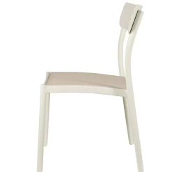 CASA Mavas Silla Apilable Blanco Sale
