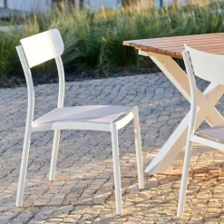 CASA Mavas Silla Apilable Blanco Sale