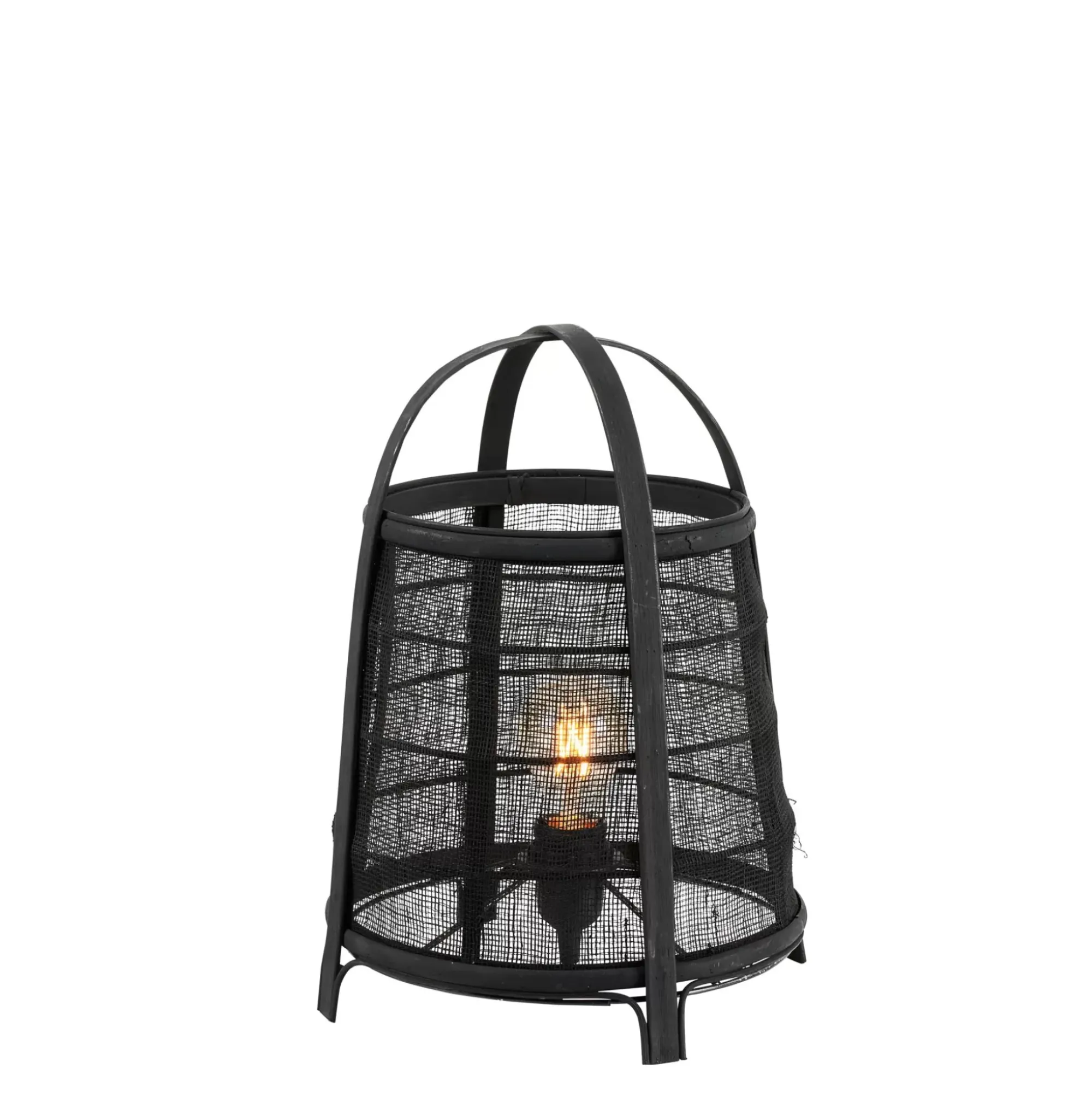 CASA Maya Lampara De Mesa Negro Sale