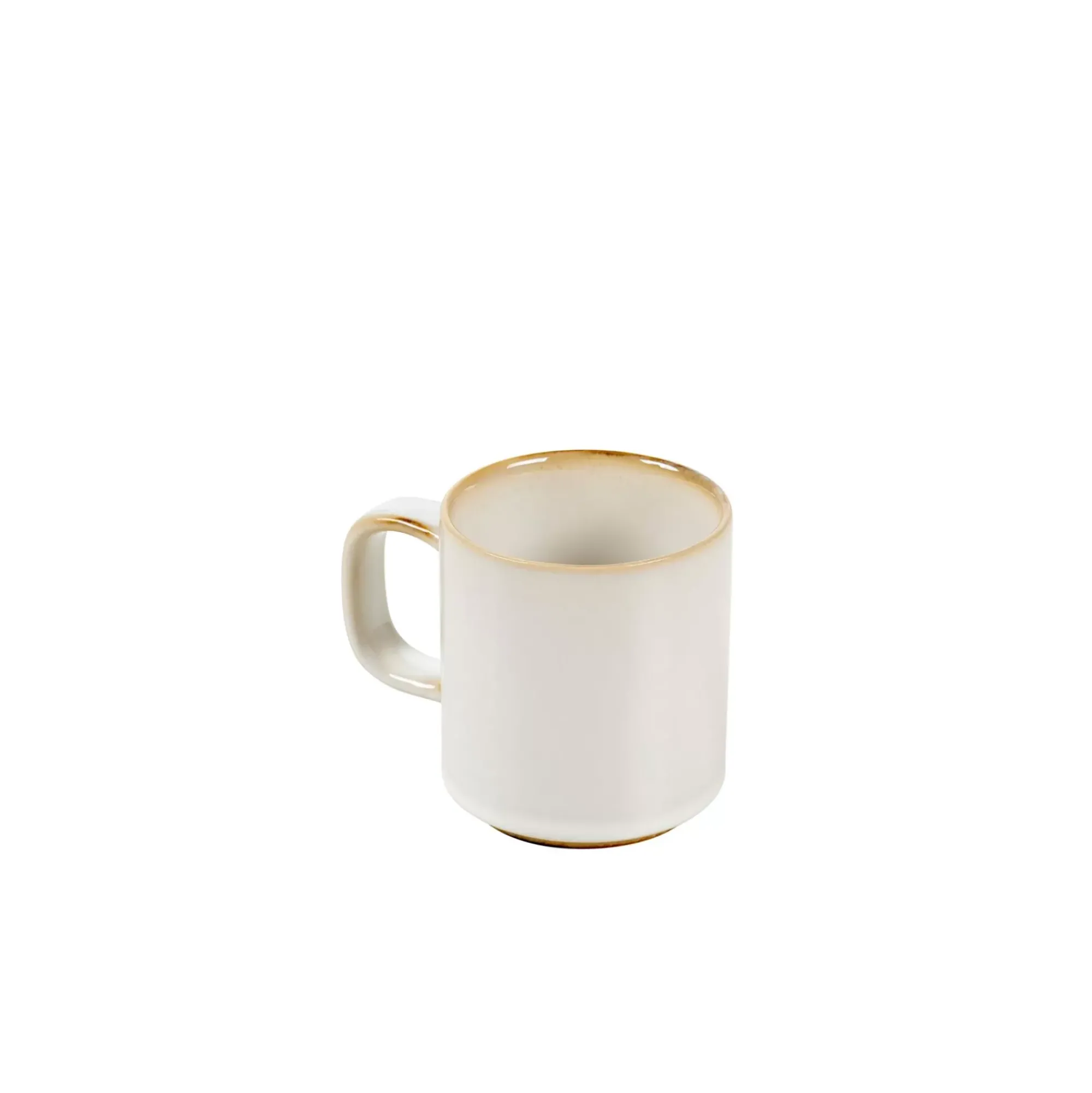 CASA Mineral Marble Taza Con Asa Blanco New