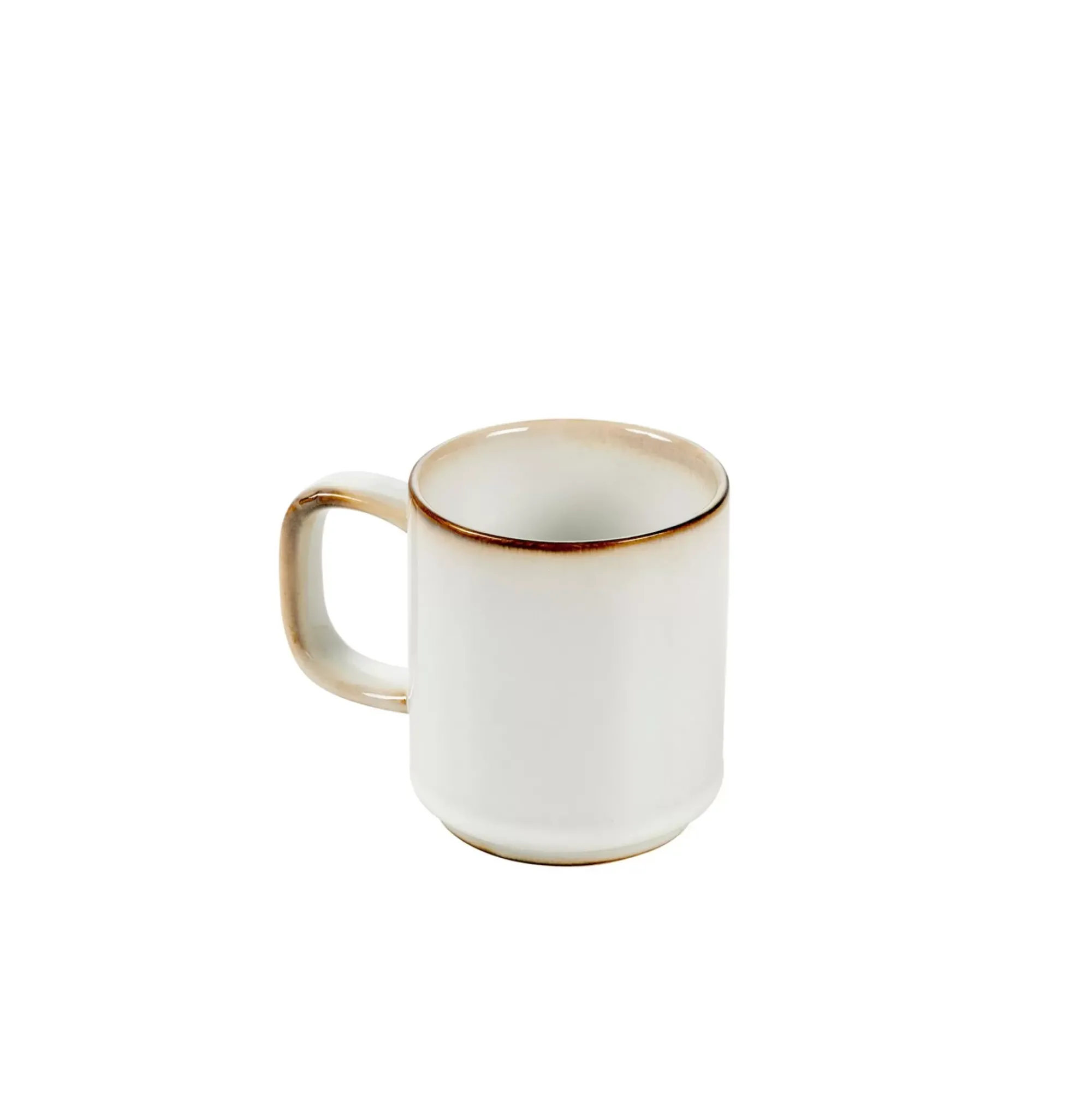 CASA Mineral Marble Taza Con Asa Blanco New