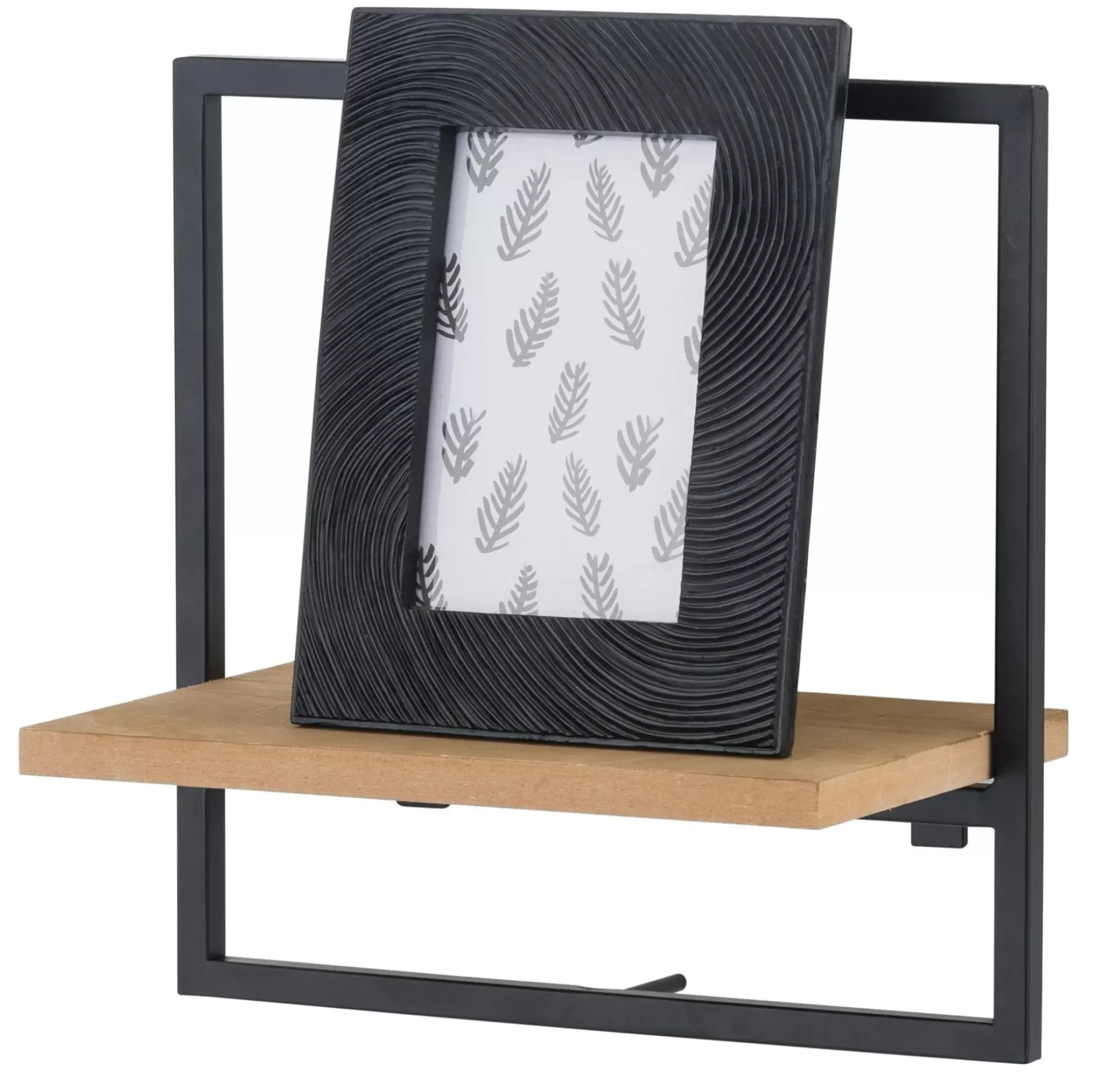 CASA Mix&Match Estanteria De Pared Negro, Natural Flash Sale