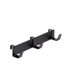 CASA Modular Perchero Con 3 Ganchos Negro Discount