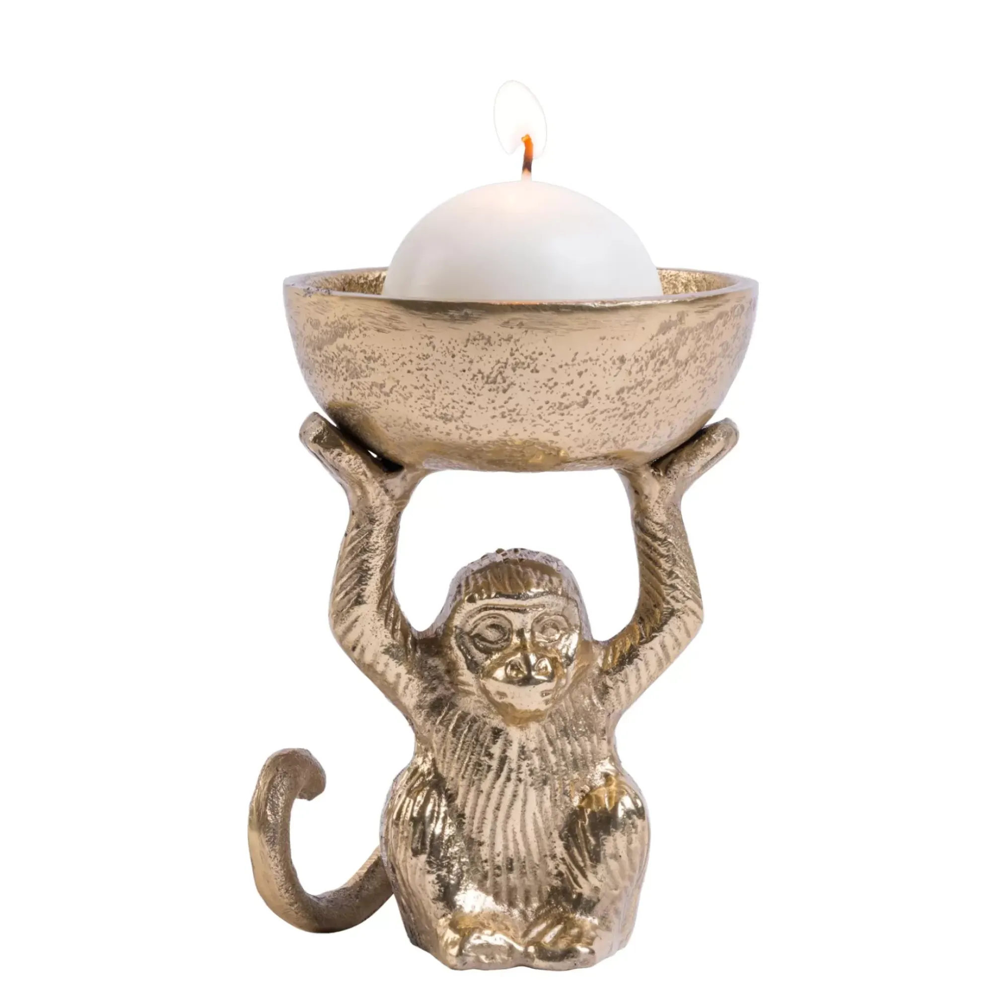 CASA Monkey Soporte Para Velas Dorado Hot