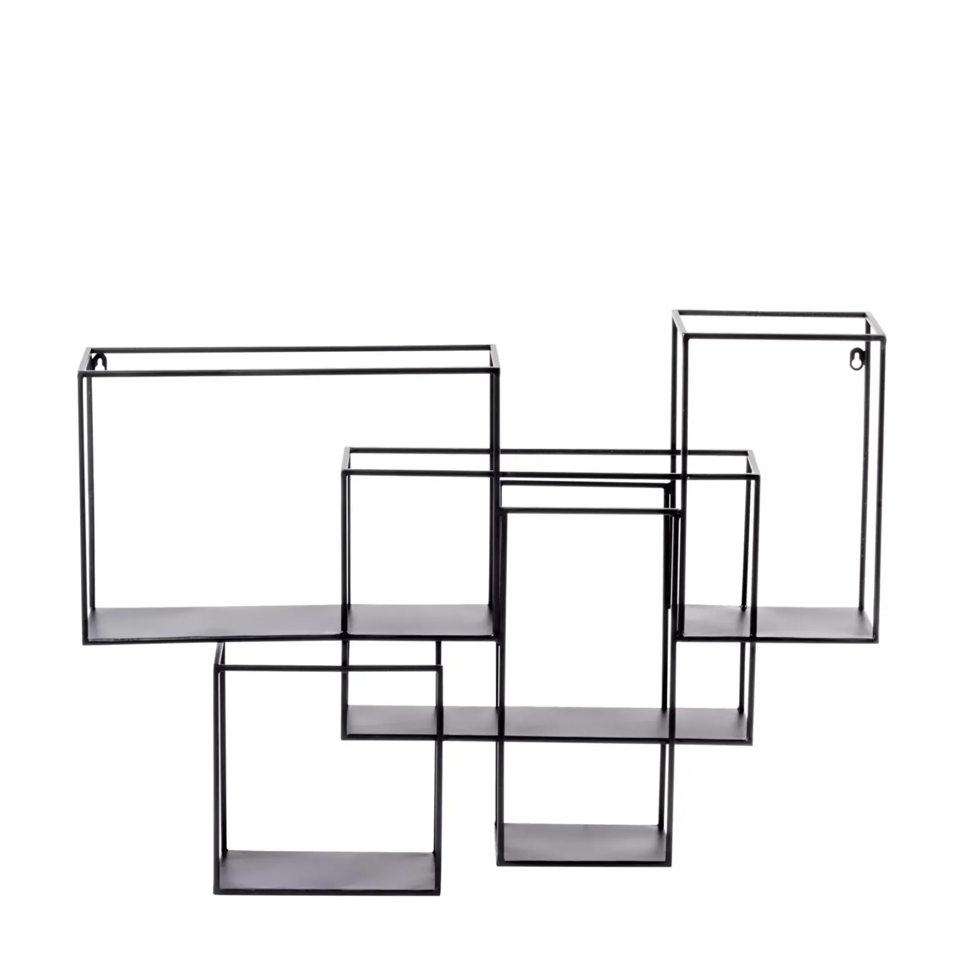 CASA Multo Estanteria Para Colgar Negro Discount