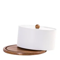 CASA Nagini Fiambrera Para Bizcocho Blanco, Natural Store