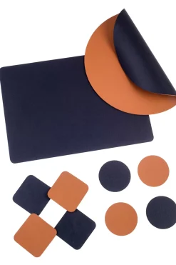 CASA Nappa Mantel Individual Negro, Marron Cheap