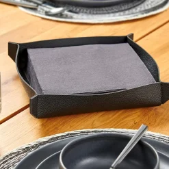 CASA Nappa Servilletero Negro Store