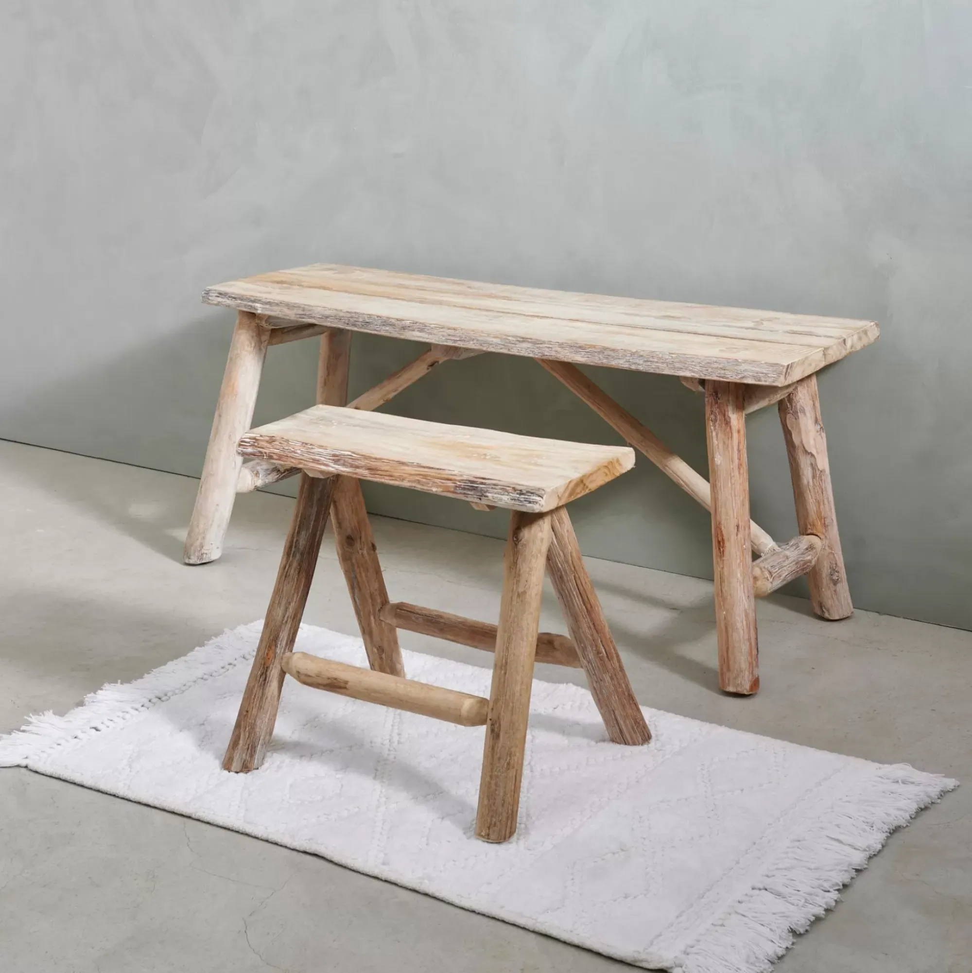 CASA Odilon Taburete Natural Shop