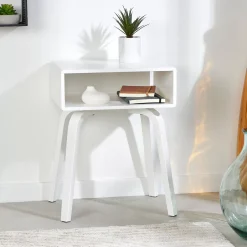 CASA Oli Mesilla De Noche Blanco Flash Sale