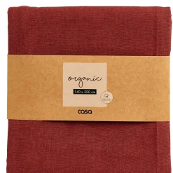 CASA Organic Mantel Rojo Fashion