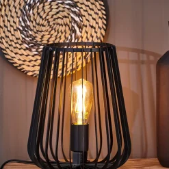 CASA Orion Lampara De Mesa Negro Best Sale