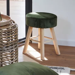 CASA Oscar Taburete Verde Oliva Best