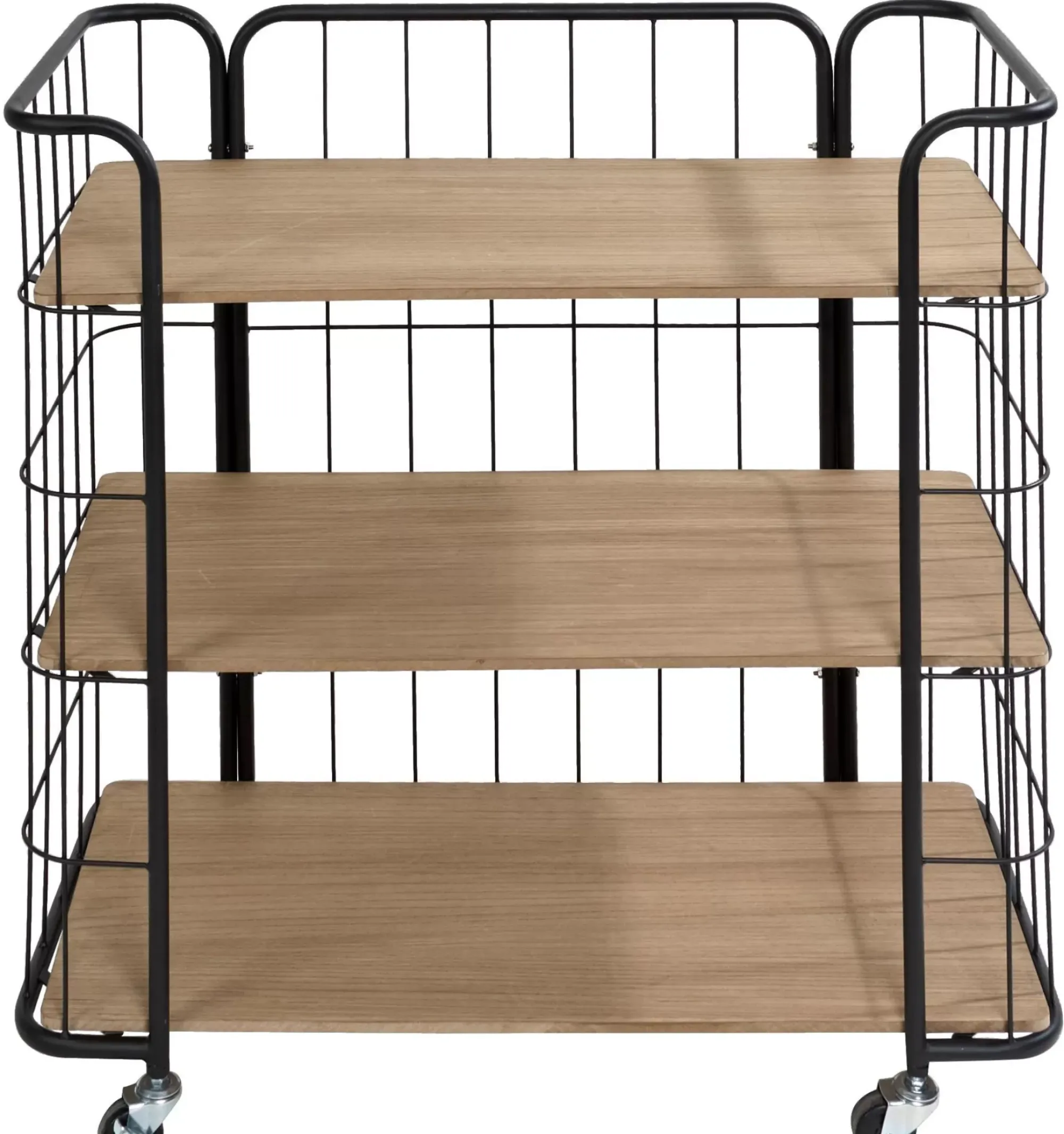 CASA Oslo Con Ruedas 3 Baldas Negro, Natural Store