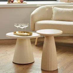 CASA Otis Mesa Auxiliar Blanco Clearance