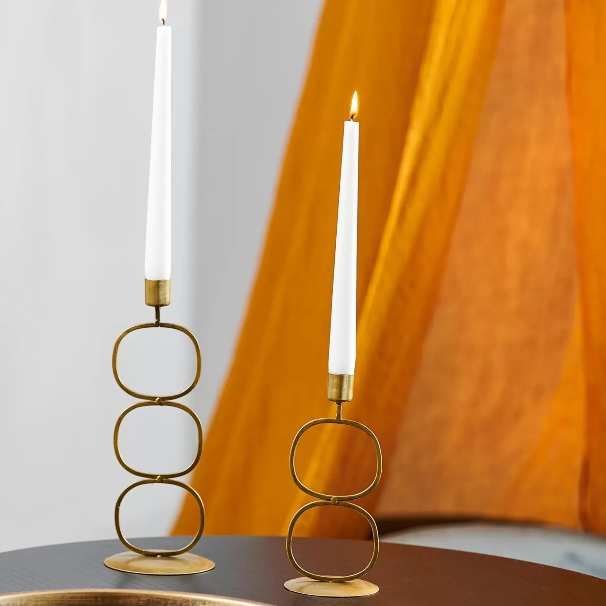 CASA Oval Portavelas Dorado Online