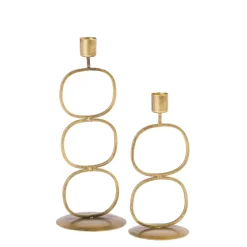 CASA Oval Portavelas Dorado Online