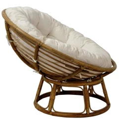 CASA Papasan Silla Natural, Blanco Apagado Sale