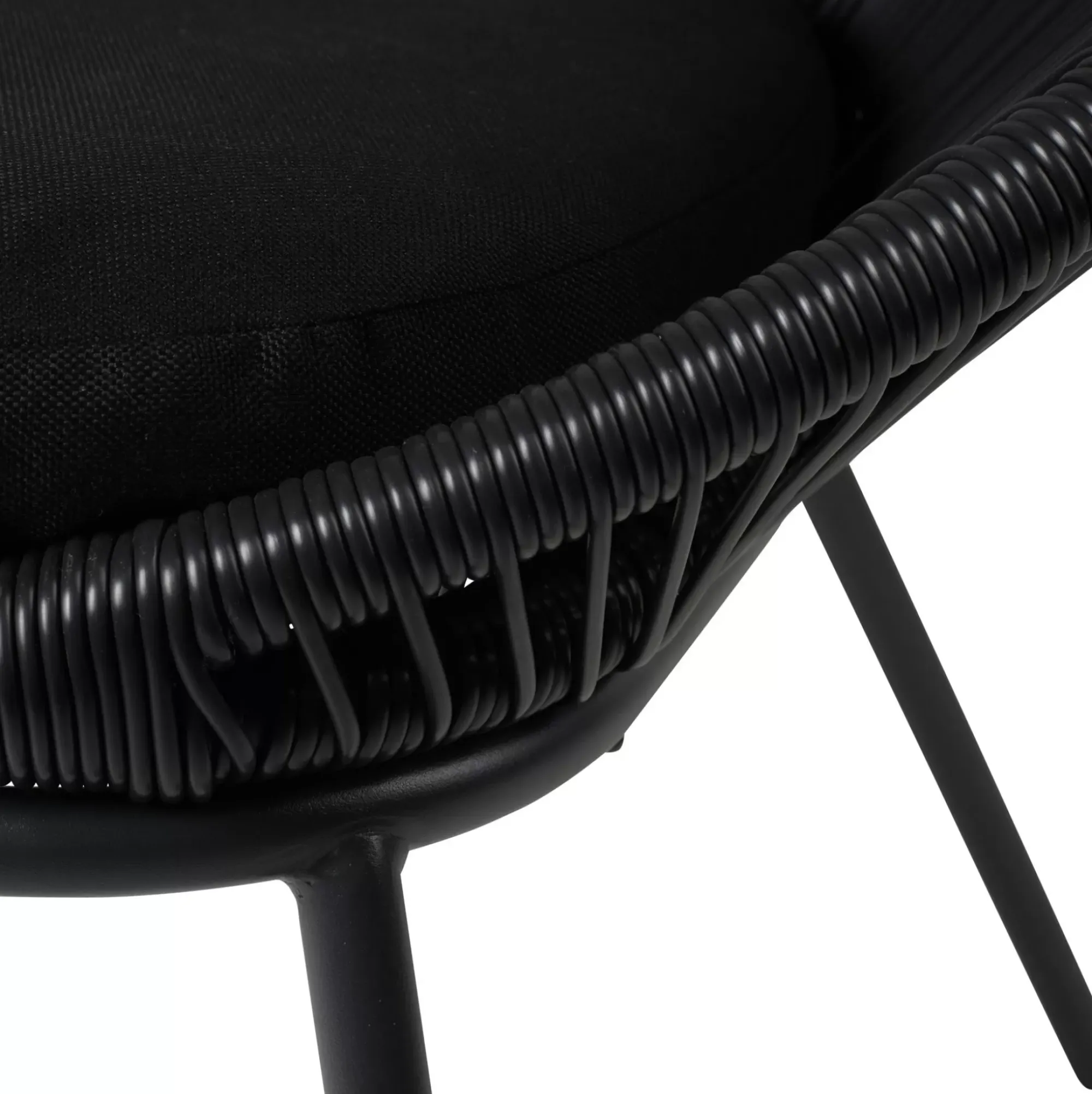 CASA Papayo Silla Lounge Negro Outlet