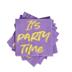 CASA Party Paquete De 20 Servilletas Morado Clearance