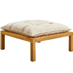 CASA Paulette Mesa/Puf Lounge Natural Cheap