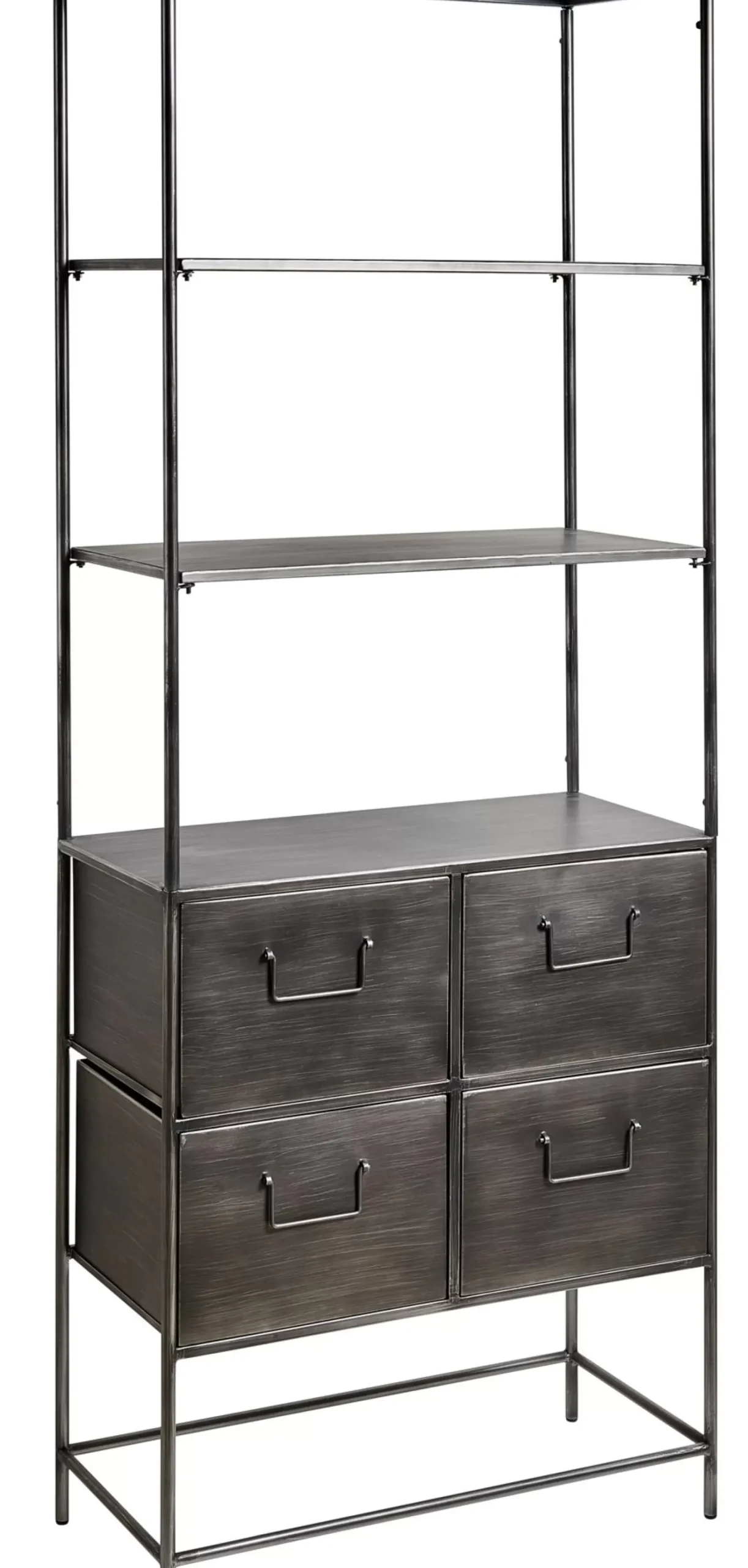 CASA Pharma Estanteria De Pared Con 4 Cajones Negro Outlet