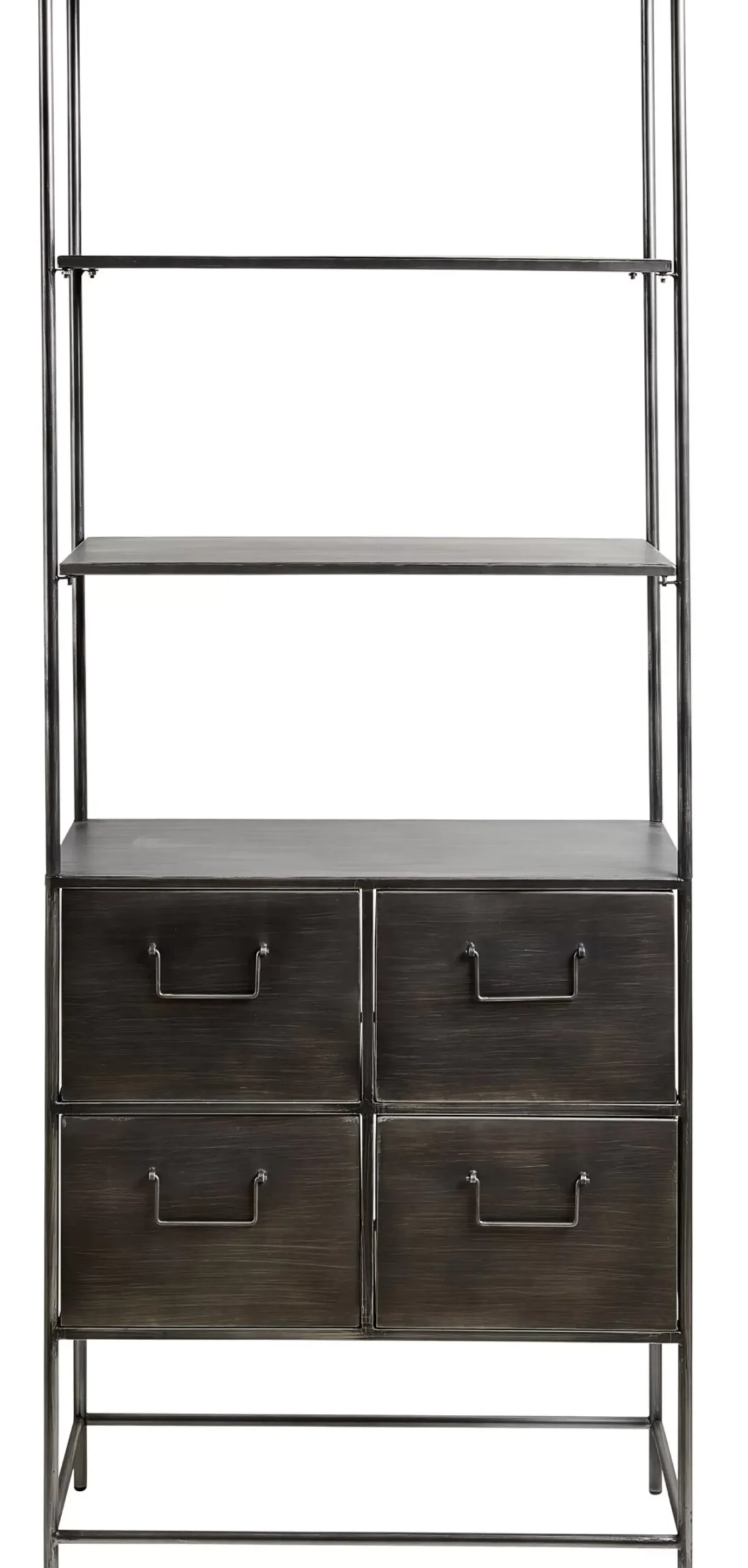 CASA Pharma Estanteria De Pared Con 4 Cajones Negro Outlet