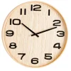CASA Plywood Reloj De Pared Natural Flash Sale