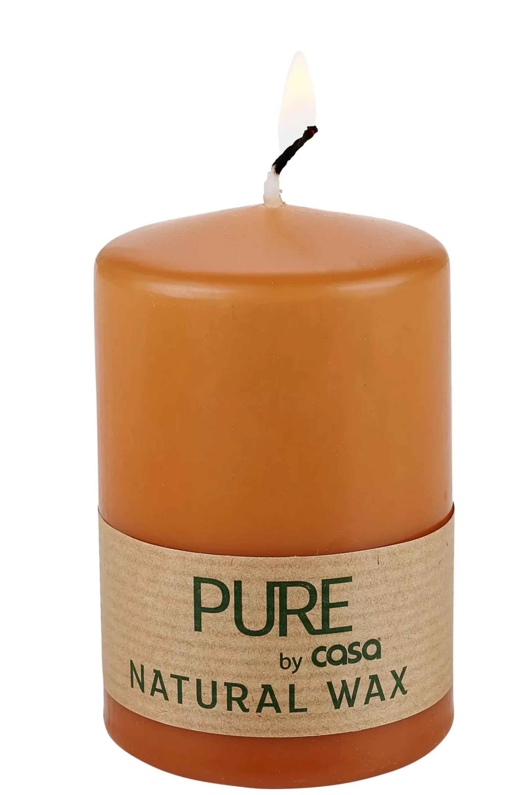 CASA Pure Vela Cilindrica Caramelo Best Sale