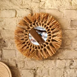 CASA Raffia Espejo Natural Cheap