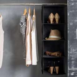 CASA Rango Sistema Almacenaje 4Compartimentos Gris Oscuro Fashion
