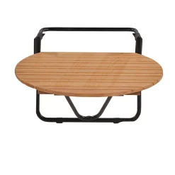 CASA Rava Mesa Plegable Mesa P/Balcon Natural Flash Sale