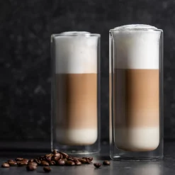 CASA Relax Vasos De Doble Pared Juego De 2 Transparente Flash Sale