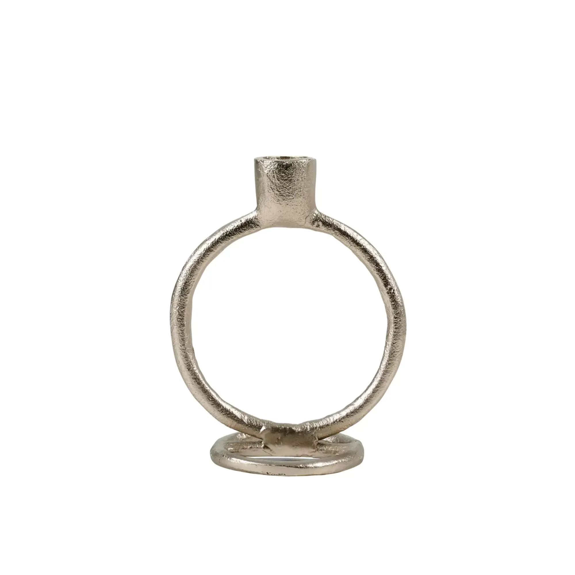 CASA Rings Candelabro Plateado Best Sale