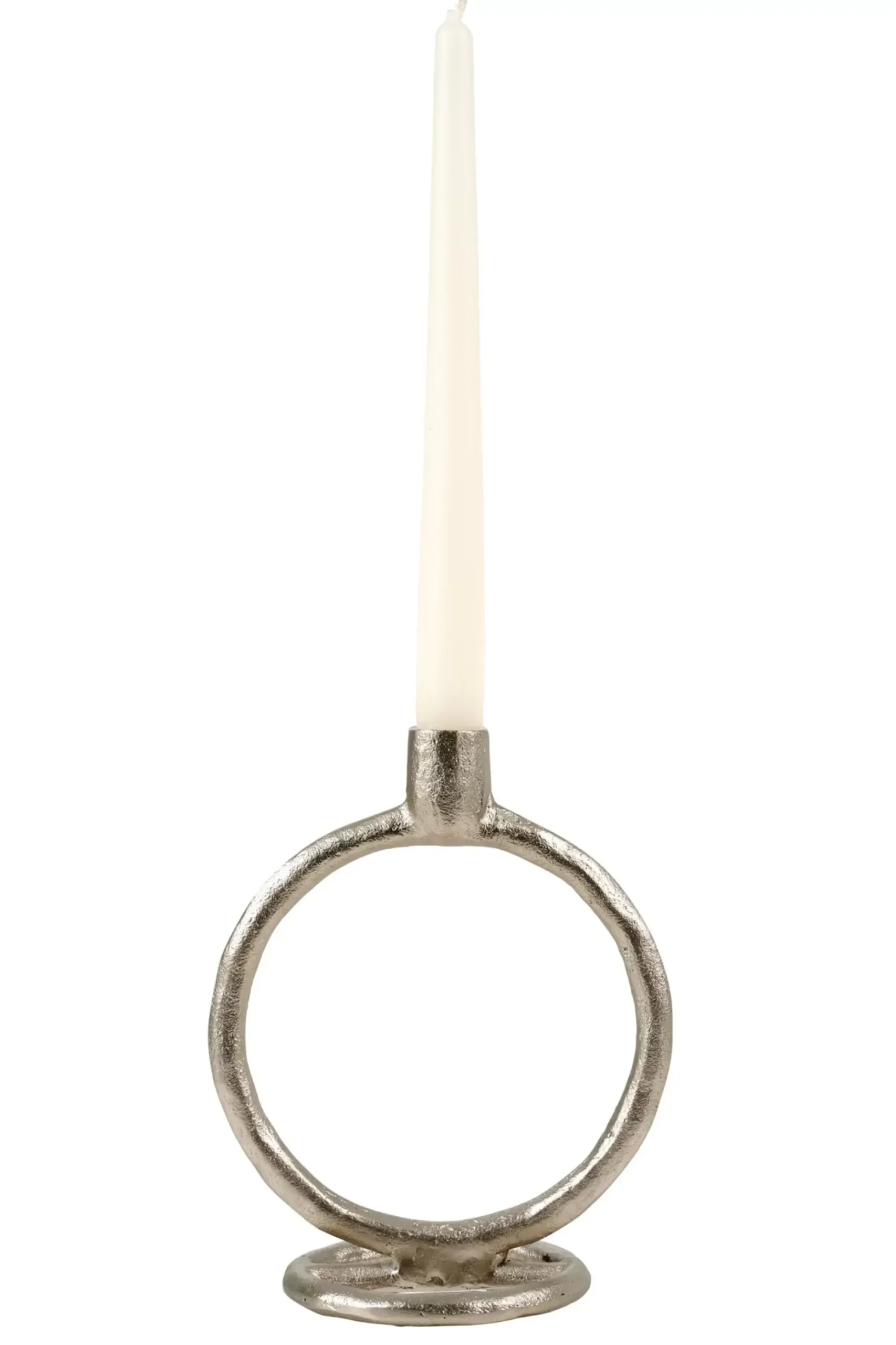 CASA Rings Candelabro Plateado Best Sale