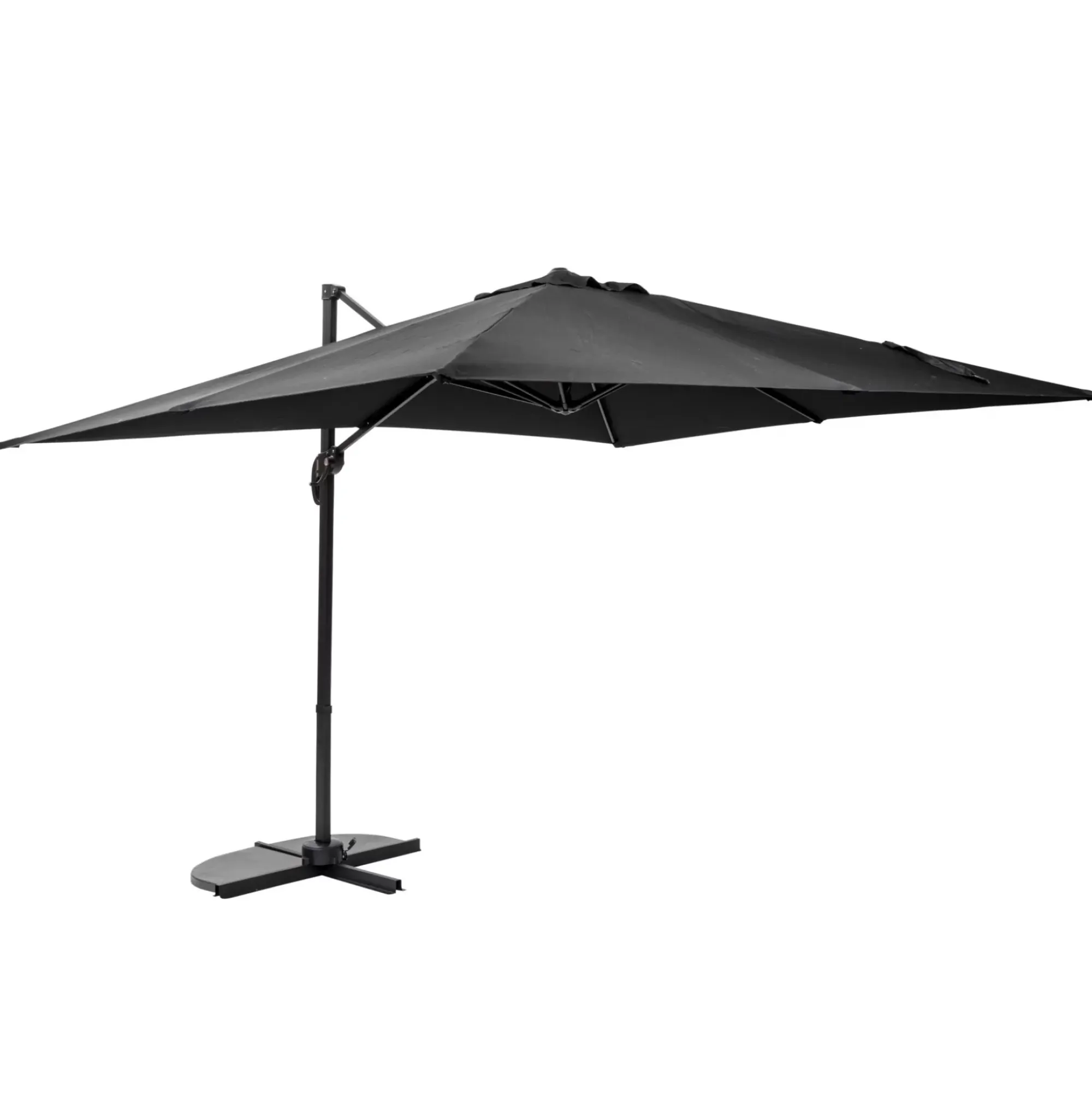 CASA Riva Parasol Colgante Sin Pie Negro Discount