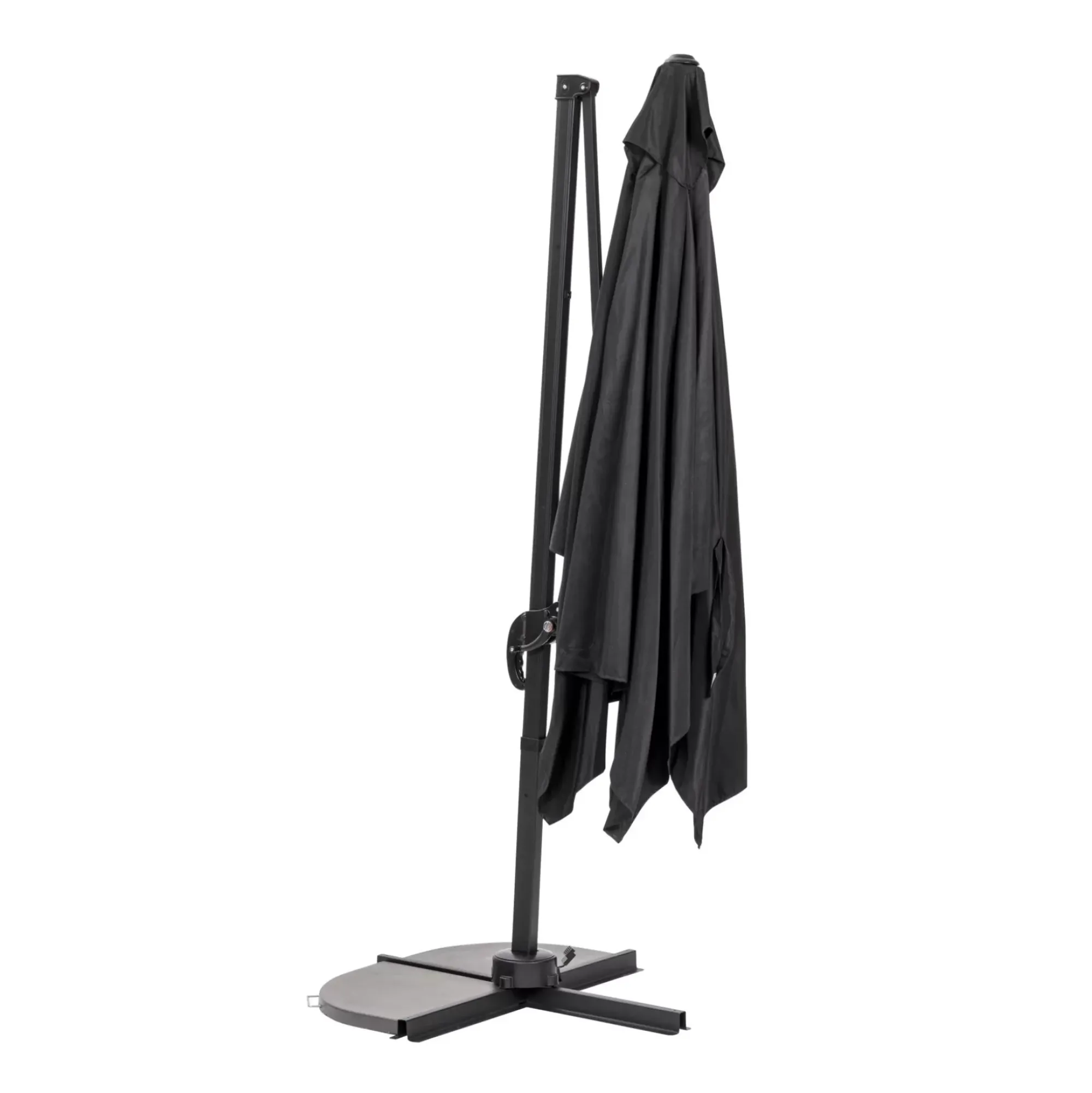 CASA Riva Parasol Colgante Sin Pie Negro Discount