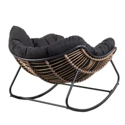 CASA Rocko Mecedora Negro Shop