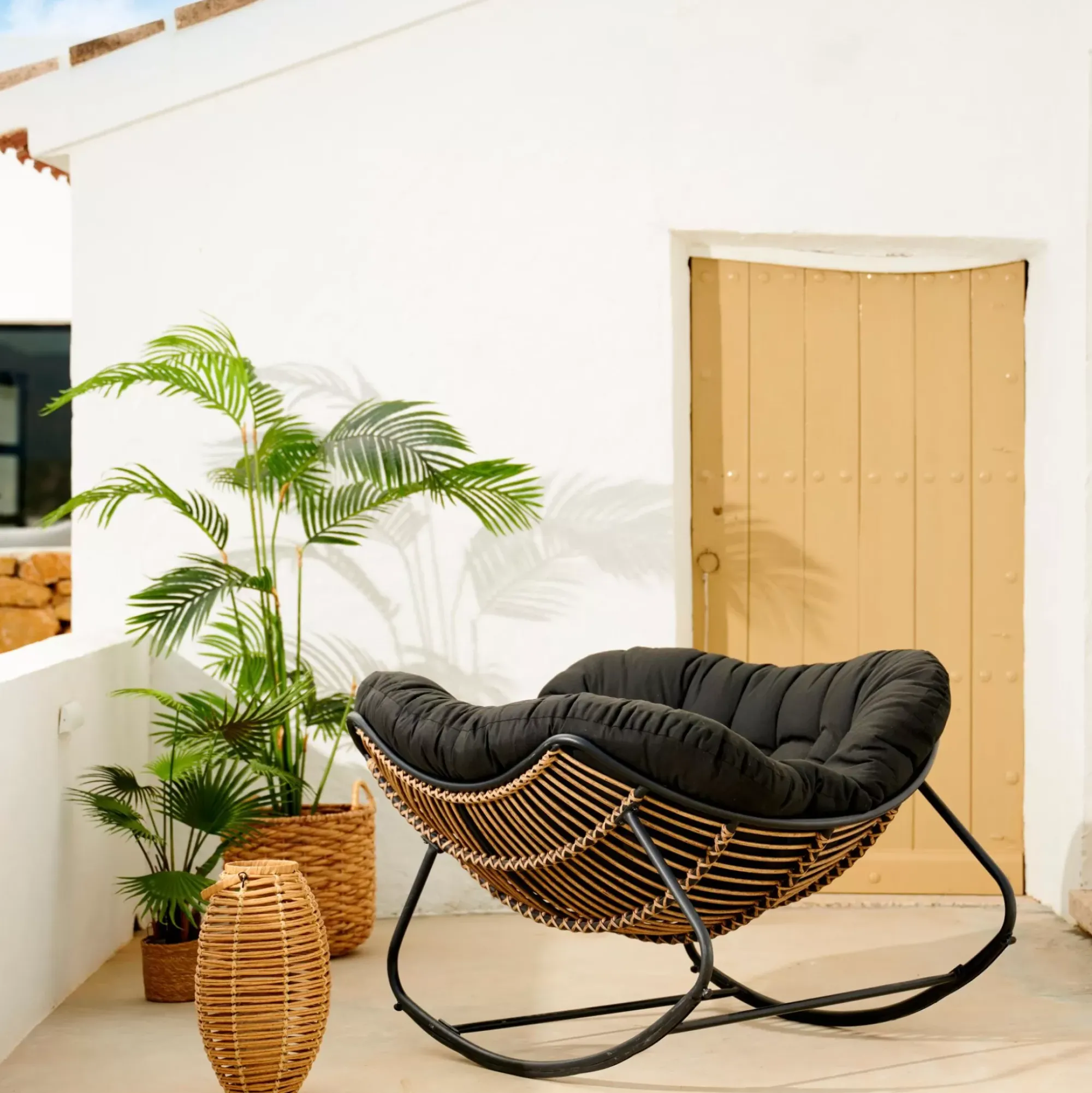 CASA Rocko Mecedora Negro Shop