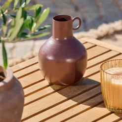 CASA Rondo Florero Marron Oscuro Online