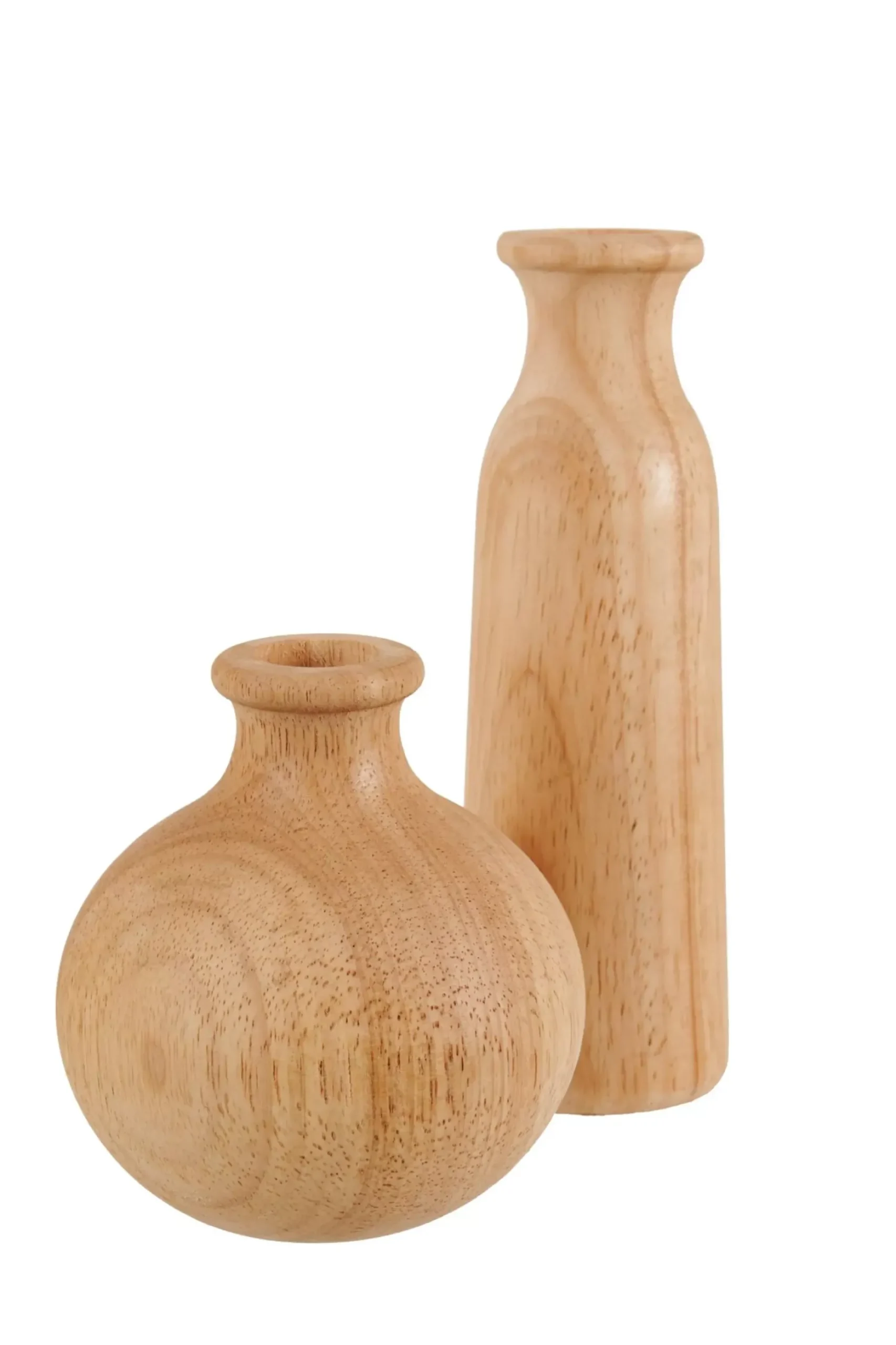 CASA Rubberwood Florero Decorativo Discount