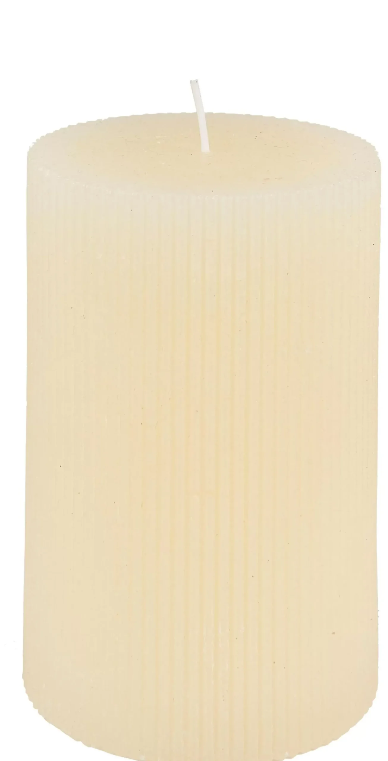 CASA Rustic Vela Estriada Blanco Cheap